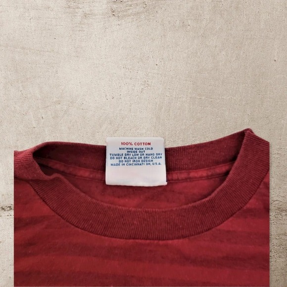 1993 Virginia High School League Volleyball Championship Burgundy Large Shirt - Picture 6 of 7